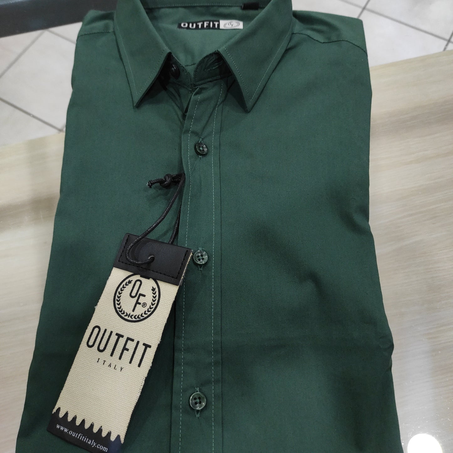 Camicia uomo verde Outfit