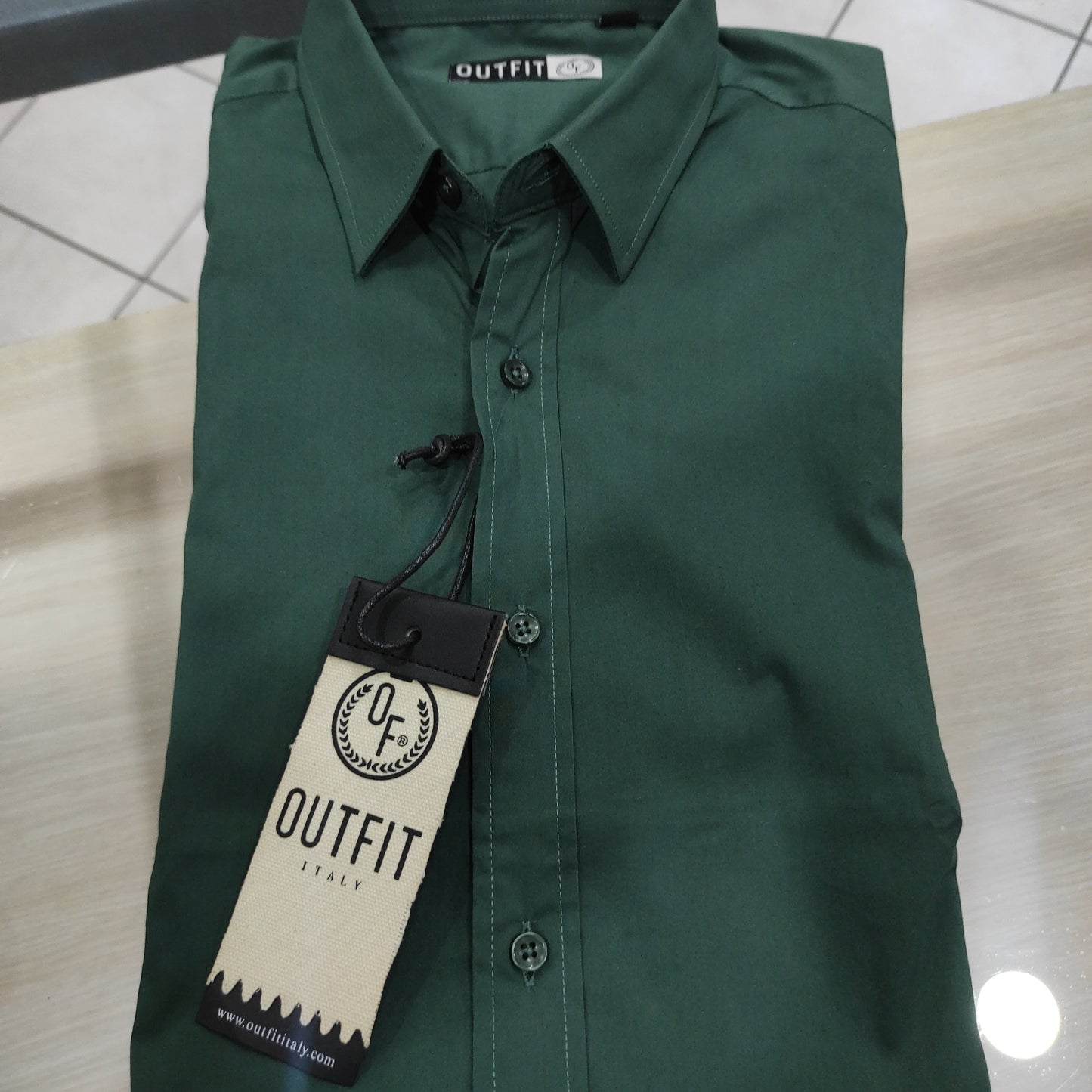 Camicia uomo verde Outfit