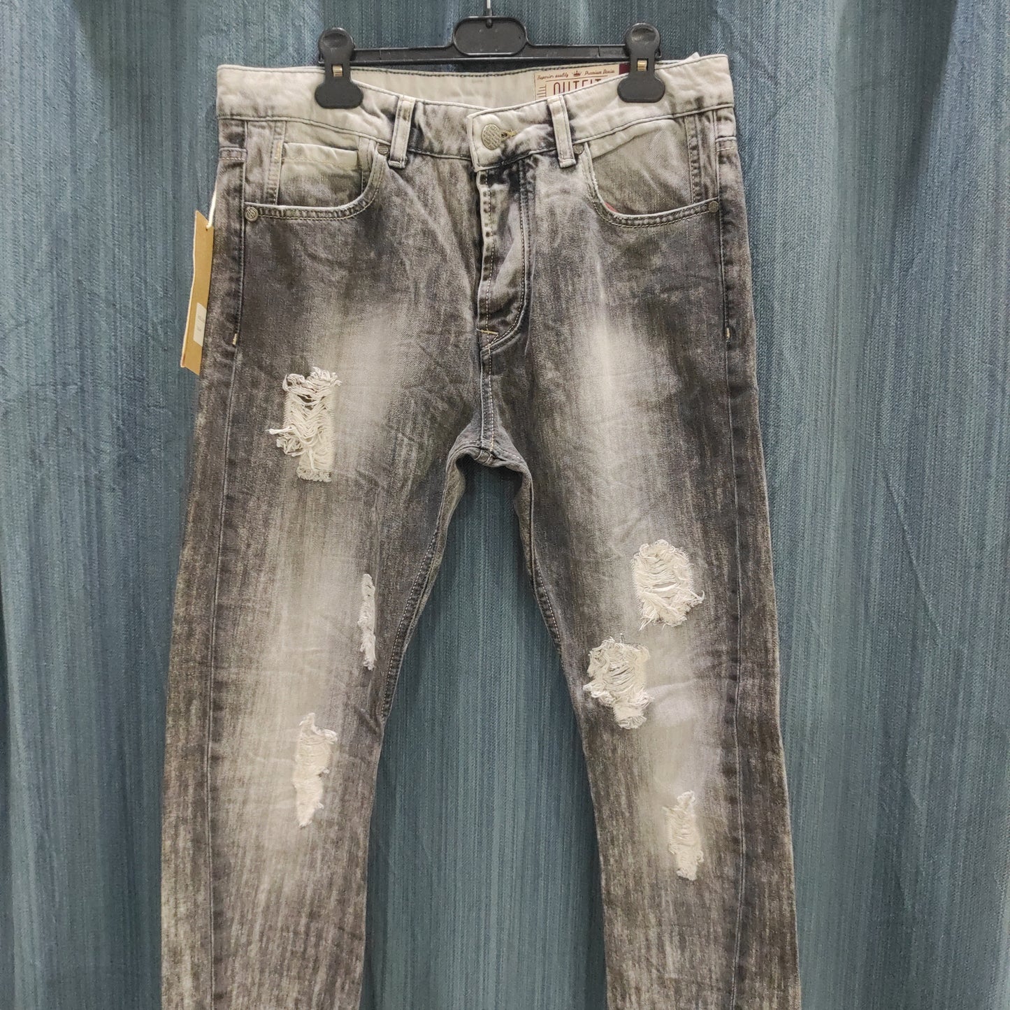 Jeans uomo grigio vintage Outfit