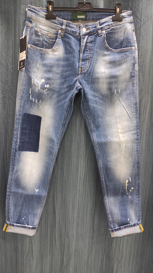 Jeans uomo blu vintage Krakers