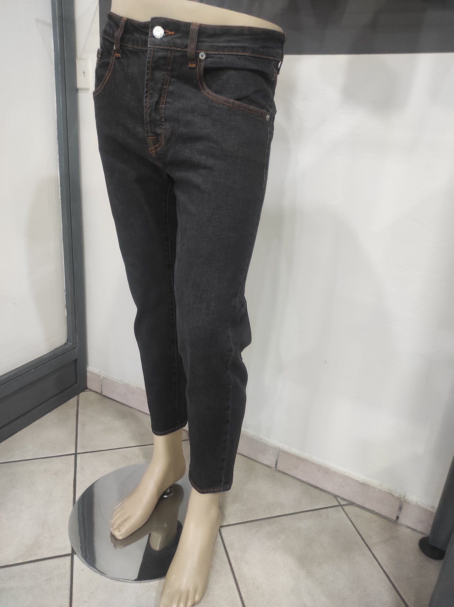 Jeans nero uomo Madename