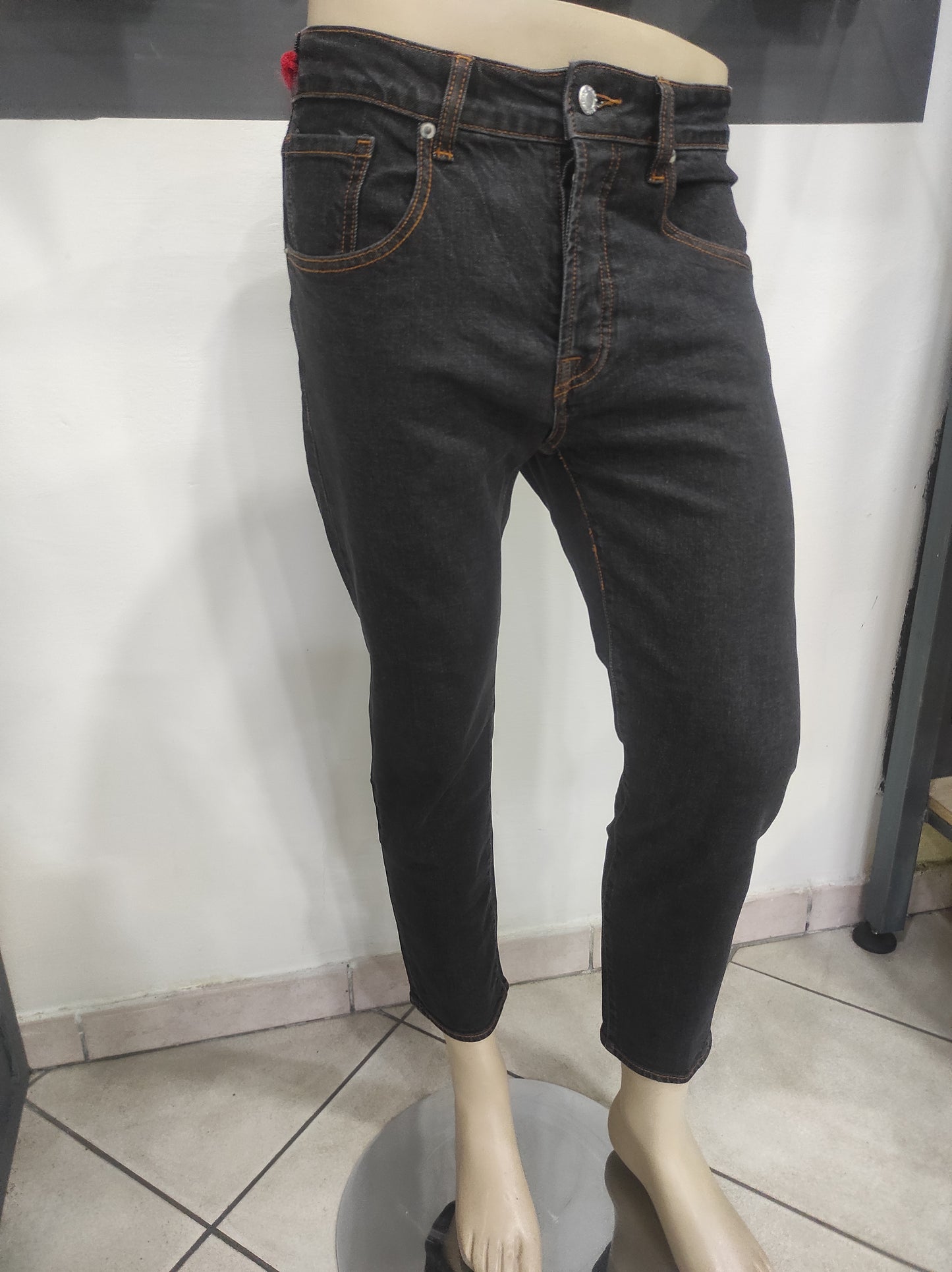 Jeans nero uomo Madename